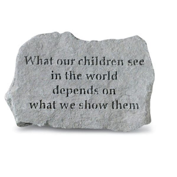 Berry Kay - Inc. What Our Children See - Garden Accent - 5.25 Inches x 3.5 Inches 77020 - main